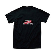 Load image into Gallery viewer, BAND-MAID POSTPONED TEE (DAY OF THE MAID) 2020 BLACK LOGO SIZE L
