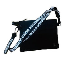 Load image into Gallery viewer, BAND-MAID WORLD DOMINATION black unisex Shoulder Bag (Sacoche) RARE TOUR ITEM
