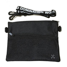 Load image into Gallery viewer, BAND-MAID WORLD DOMINATION black unisex Shoulder Bag (Sacoche) RARE TOUR ITEM
